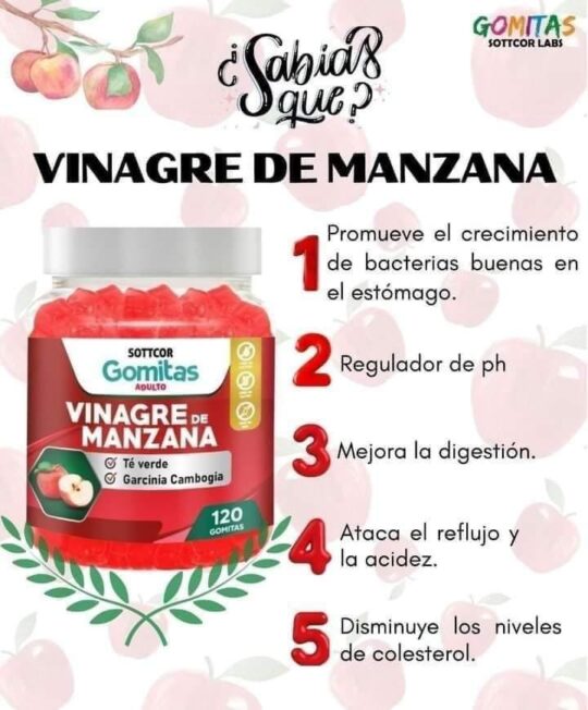 GOMITA DE VINAGRE DE MANZANA